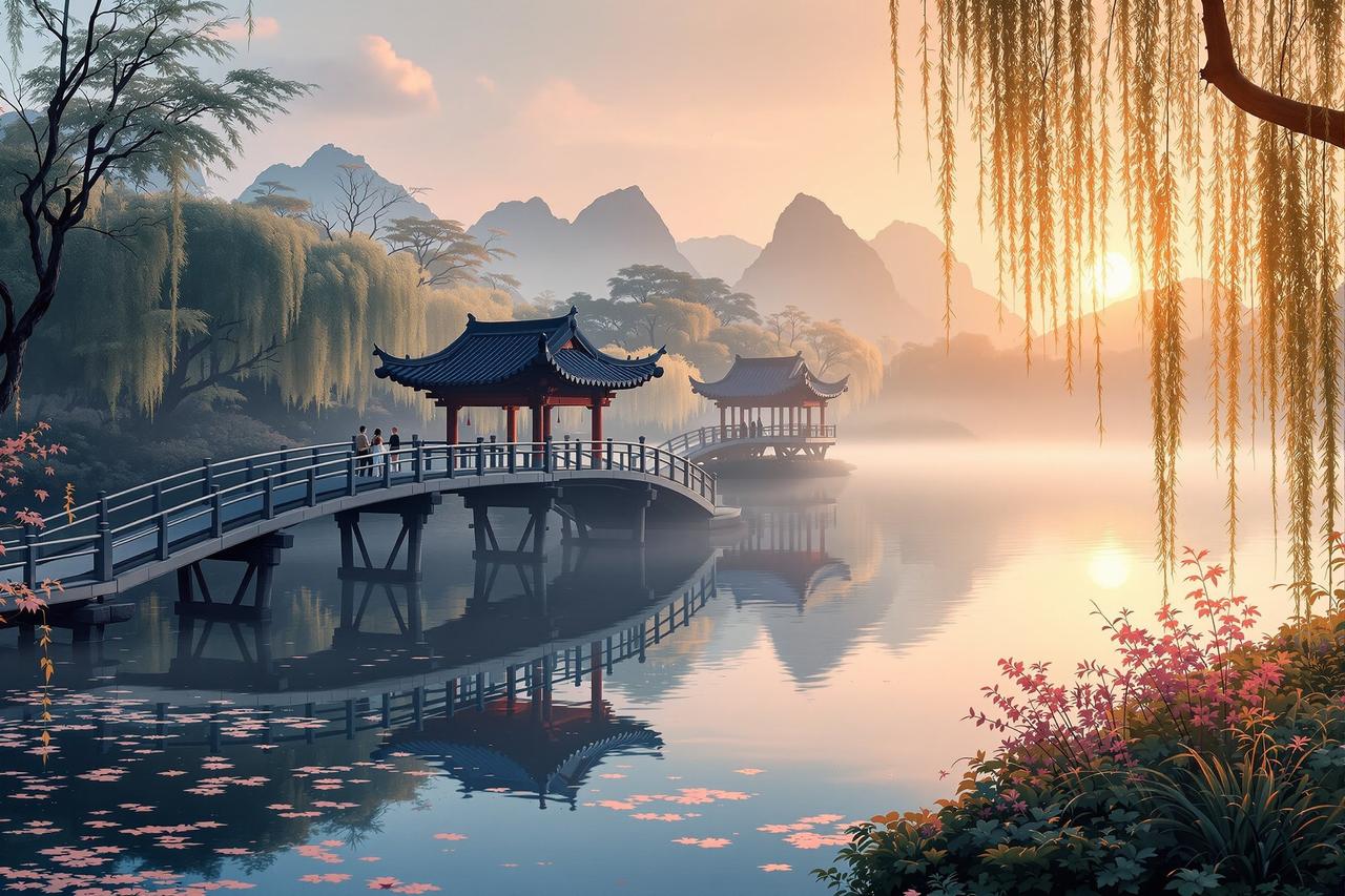 搜短剧 - 首页成功案例 - 杭州西湖文旅短剧《断桥烟雨》